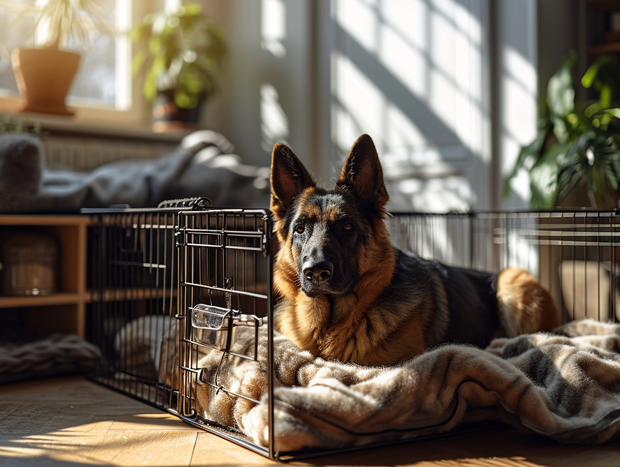 berger allemand cage