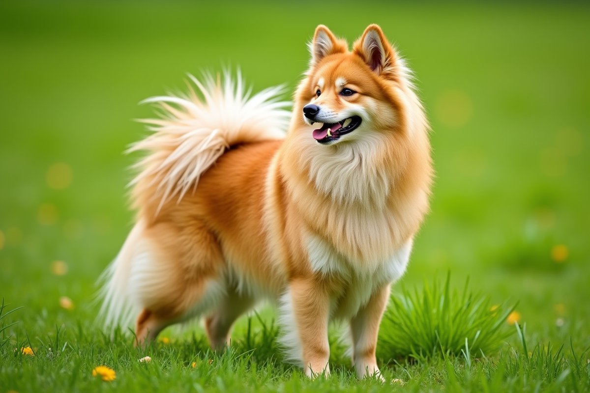 Spitz classique en profil sur l